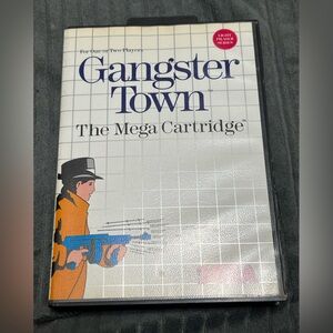 Gangster Town Sega Master System The Mega Cartridge Video Game COMPLETE